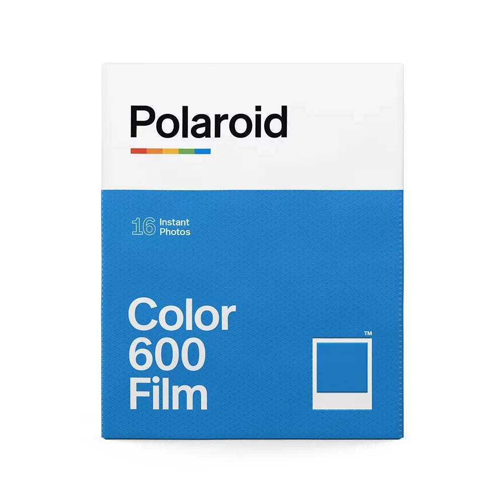 Grey Leather Prints Wide Holds 5" Phobea Color Album + 600 pack + Polaroid 32 Photo Cloth Film for Double Prints- for