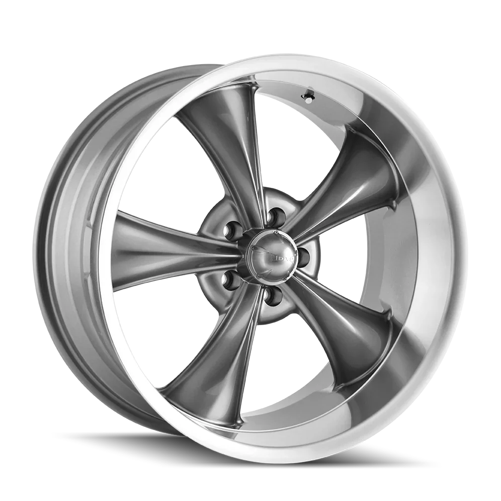 20X10 0Et Ridler 5X114.3 Grey W/Machined 695 83.82Cb Lip