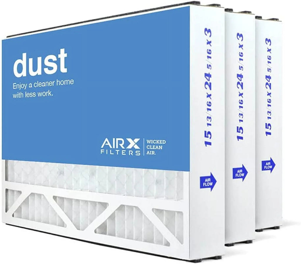8 USA Air Filter Trion AC Dust Air 255649-101, Furnace 3-Pack, in HVAC Made for 16x25x3 Replacement Bear MERV the