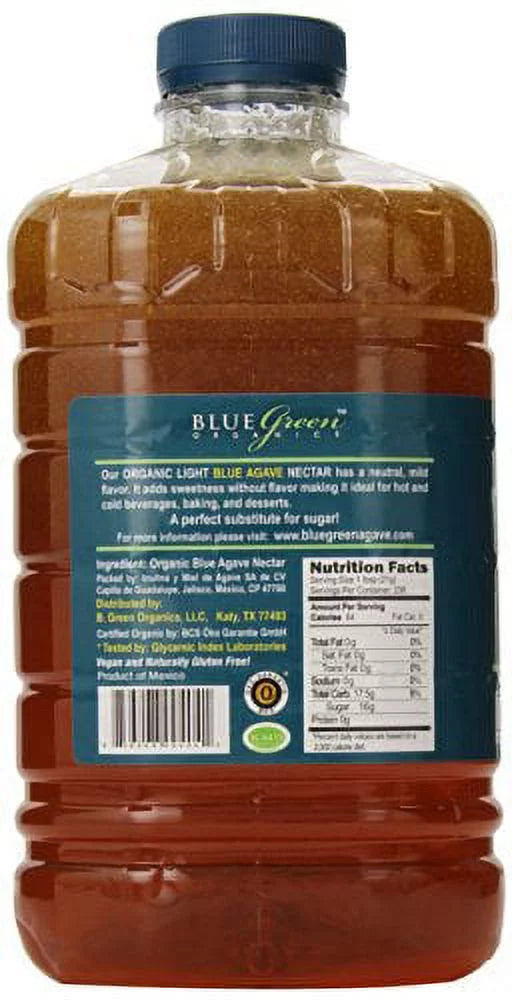 Blue, Organic Green Raw Blue Ounce 176 Agave Nectar,