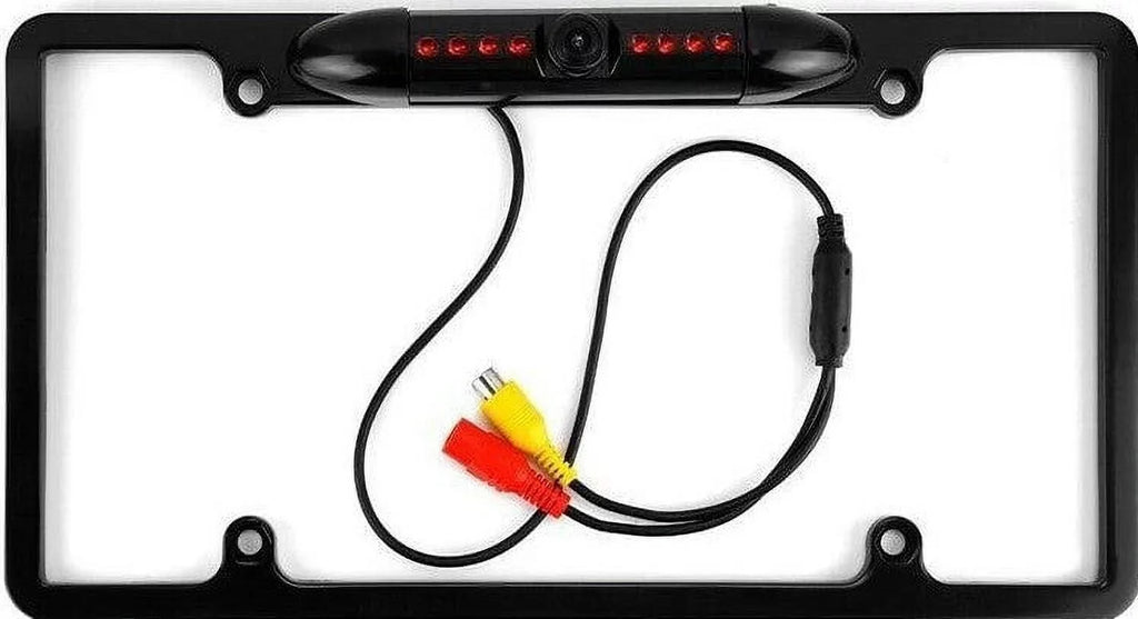 for Black Backup Camera Frame KWV120BT License Rearview KW-V120BT Plate JVC