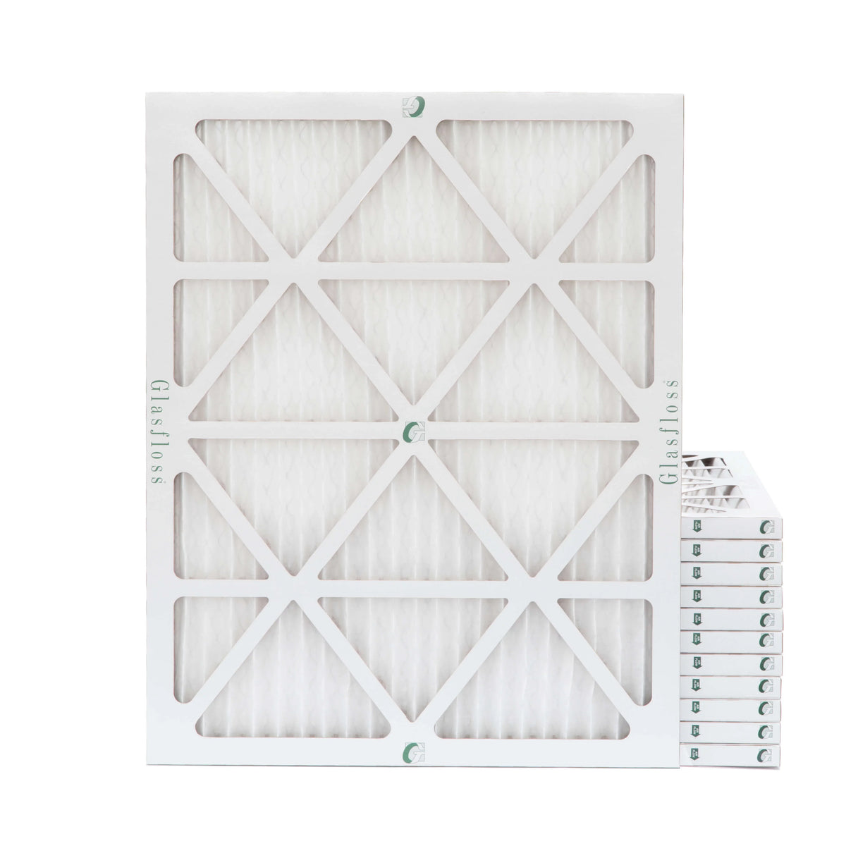 of x 7/8 Pack x 19-1/2 Pleated Filters Glasfloss. by 13 18x20x1 12 Air 17-1/2 Size: MERV Actual
