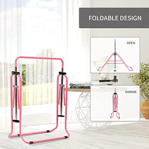 Tumbling Gymnastics Horizontal Junior Monkey Bar Height Kids, Bar, Folding Bars for Adjustable Wesfital Training Bars, Home Bars Gymnastics