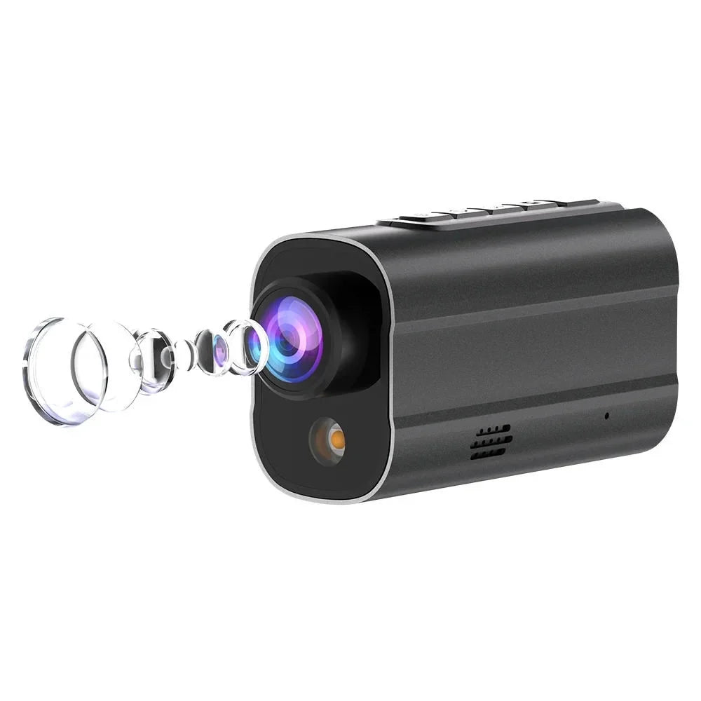 Led Camera Action Motorcycle WiFi Riding Anti with Shake Bike Drive Camera Helmet Sport Recorder 5K Light Bicycle Road DV