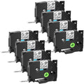 Extra Label TZ-S121 Pack D400 TZe-121 Laminated PT-D210 Brother 8 Tape Maker for D600 0.35'' Label P-Touch on Tapes 8m in 9mm use Black 26.2ft TZ-121 Clear Compatible GREENCYCLE Strength TZe-S121