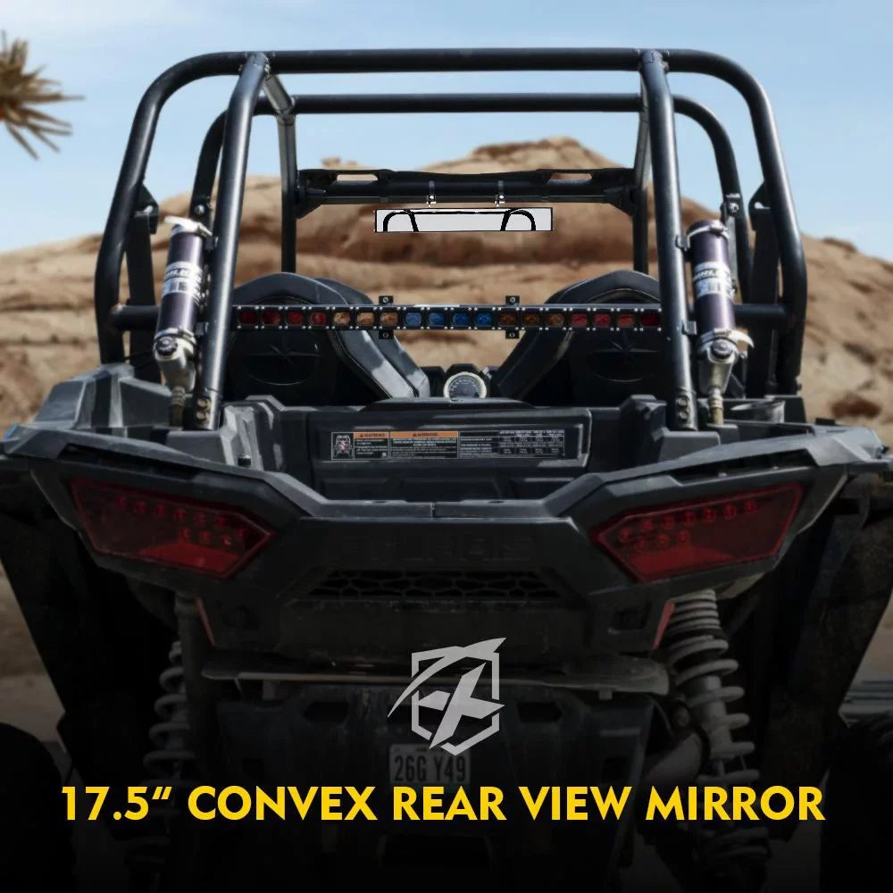 Wide-angle Adjustable for Mirror 900 17.5" XP RZR 1000 UTV 800 Center View Xprite Rear mirror Polaris Aluminum