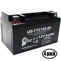UB-YTZ10S-BS Battery Yamaha 4-Pack 2005 12V, Factory Motorcycle Maintenance YZF-R1 Free, for 1000CC UpStart - Battery Activated, Replacement 8.6Ah,