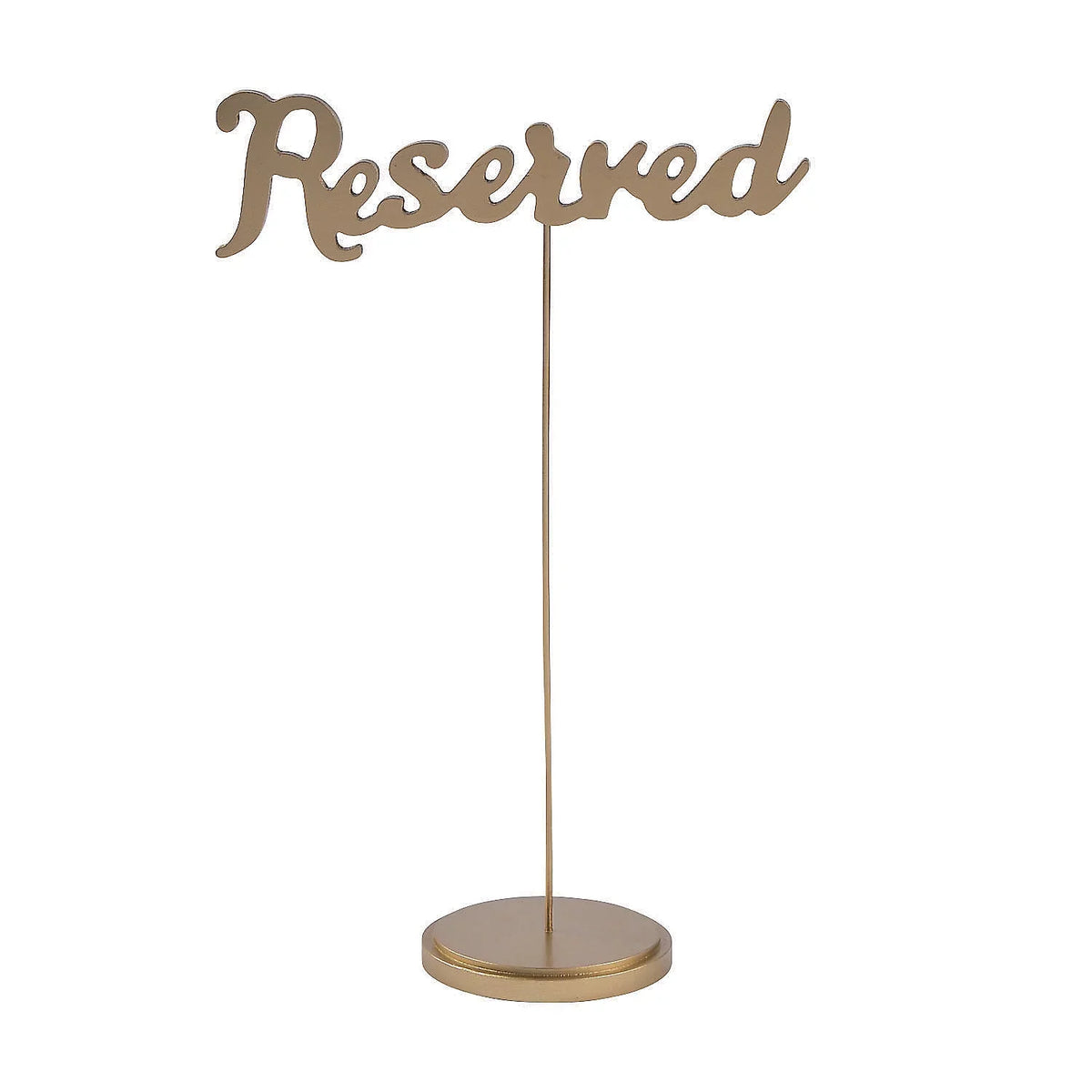 Party 6 Table Calligraphy - Signs Pieces Gold Reserved - Supplies