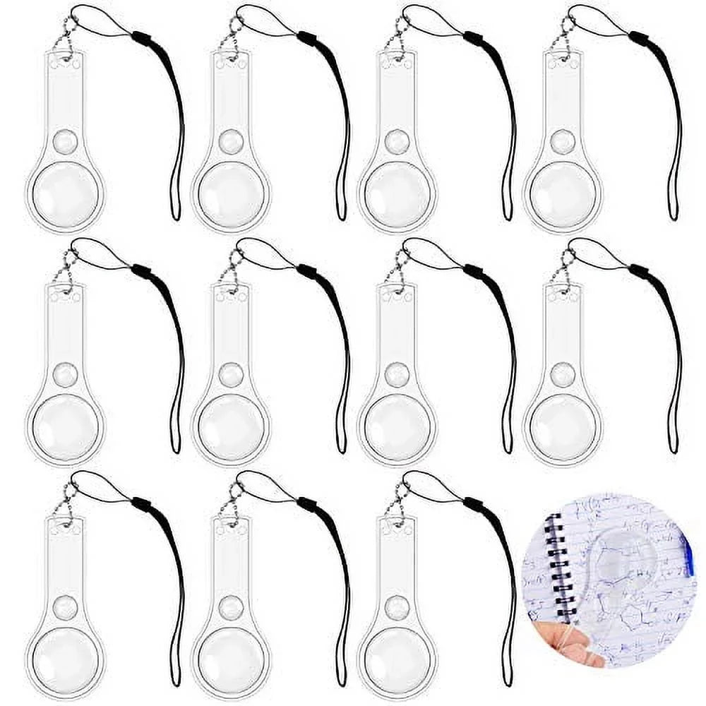 Mini Lens Magnifier for Outdoors, Magnifying Hand 10X 24 Glasses Pack Classroom, Plastic Observation Hand-held Reading, Kids, Science