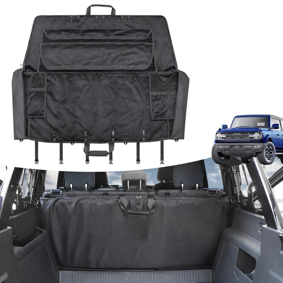 2022 2021 for Accessories 4 Door Window Soft Bronco Ford Top Bag Storage 2023
