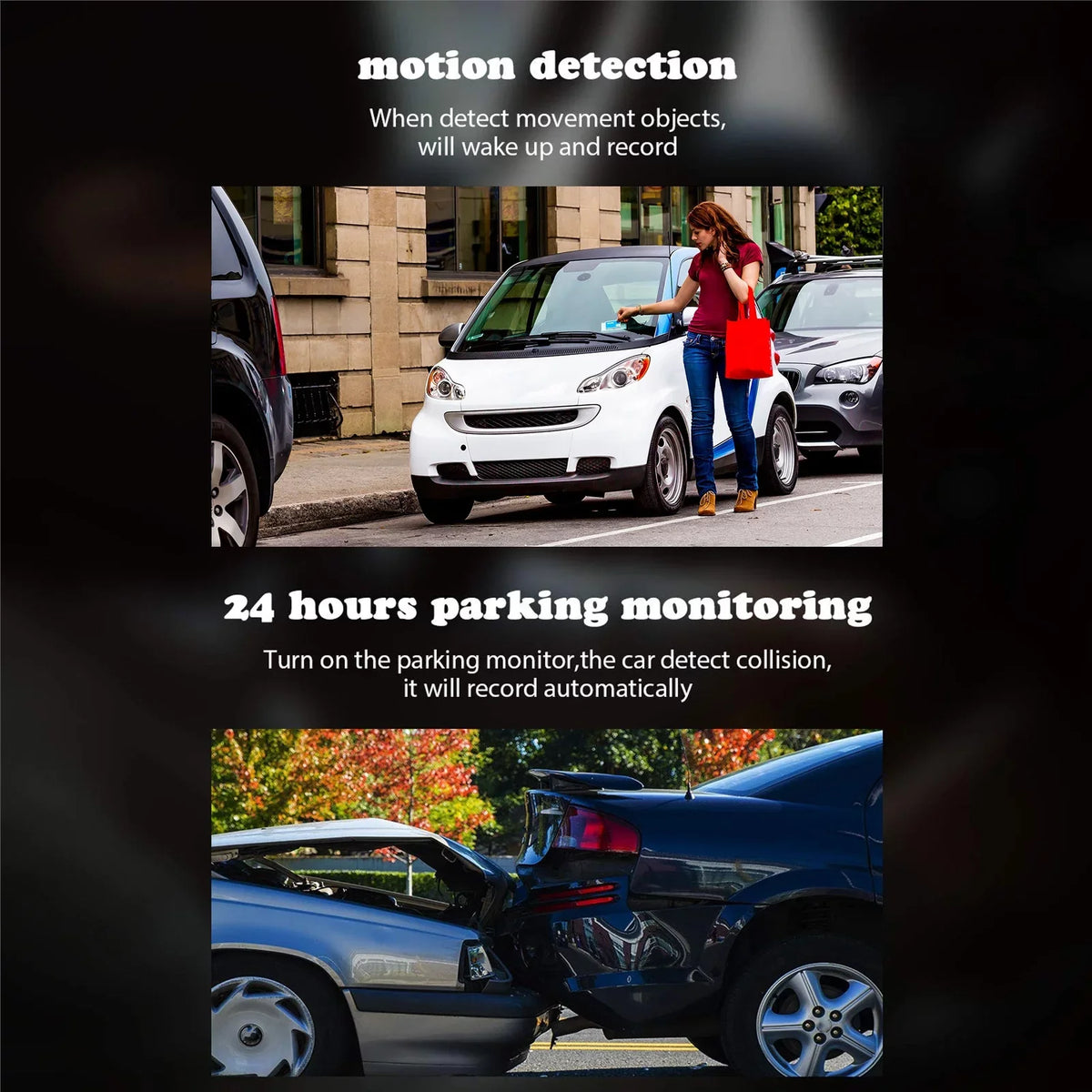 Taxi Camera Recorder Mode Recording, with Dashcam, Front Dash Loop Driving 1080P Car, Vision Parking Cam, for FHD IR Dual Interior G-Sensor, Dash Night TSV Dual