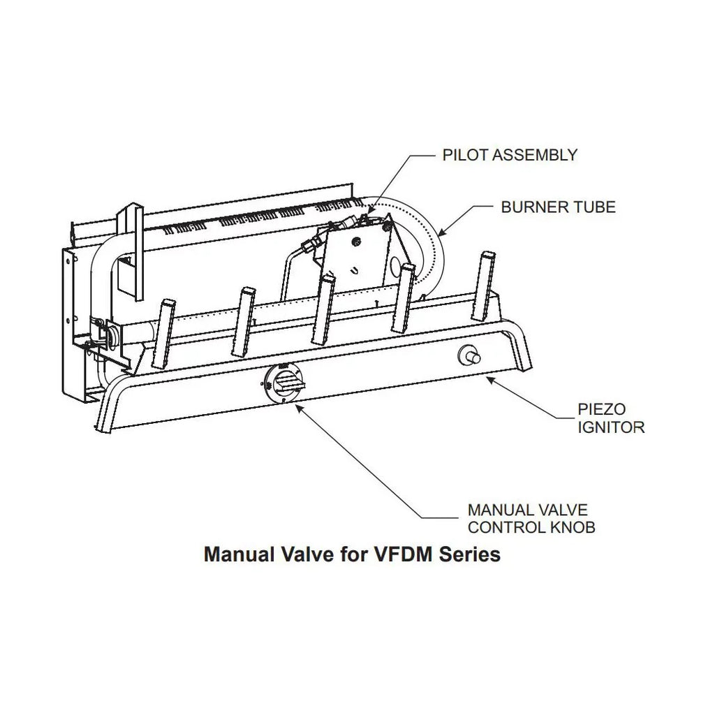 & 24 with Gas Burner, Vent-Free Log Empire Natural - 7 Piece in. Set Manual Vented Refractory