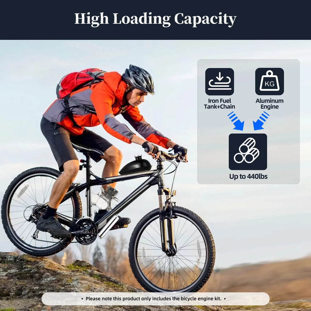 Petrol 2 26" Miumaeov /28" 100CC Bike Set Kit Stroke Gas Motorized Most Kit Bicycle for Engine Full Bicycle Engine