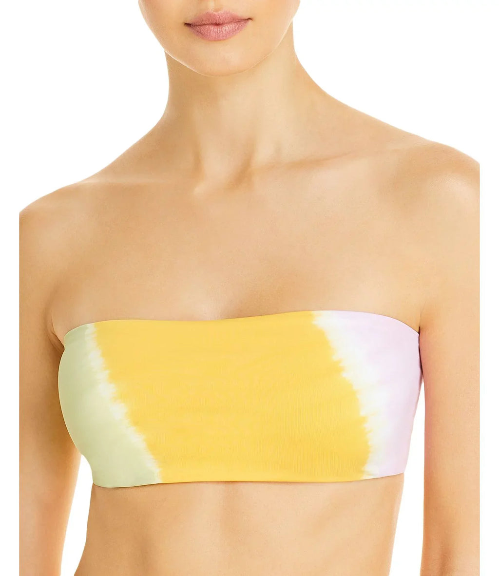 Wave Bikini X-Small L Yellow, Space Tops, Beach Women's Bandeau