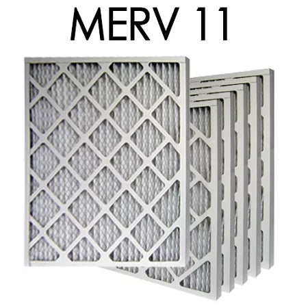 11 Air Size 16x20x1 Filter Pleated Actual MERV | 15.5x19.5x.75 6PK -