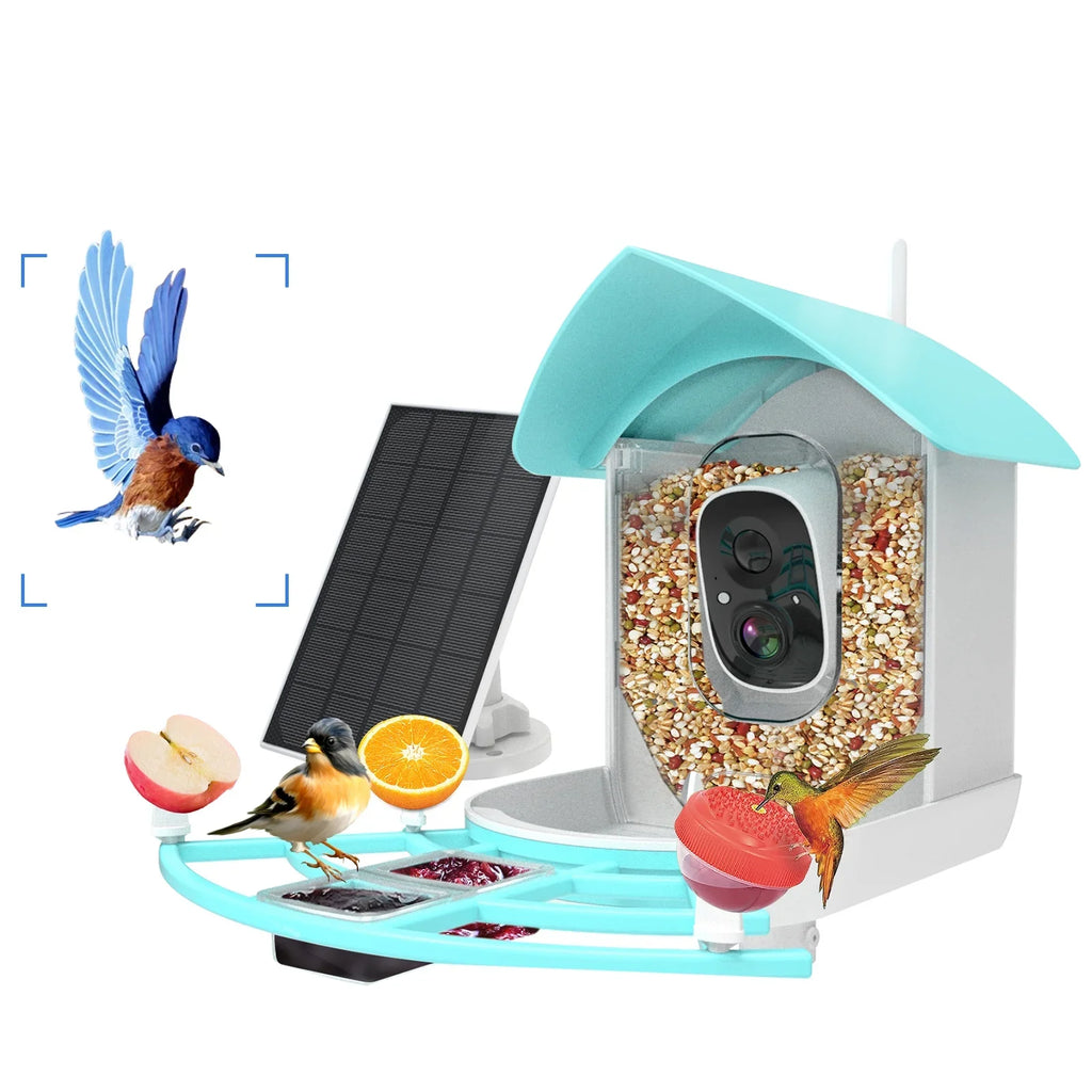 Solar Species With Squirrel Pir CameraVideo Powered Camera Ai Wifi Smart With Wireless Andoer Vico Camera 1080p Feeder Camera camera,Feeder Deterrent Ai Feeder Surveillance Camera AppAi