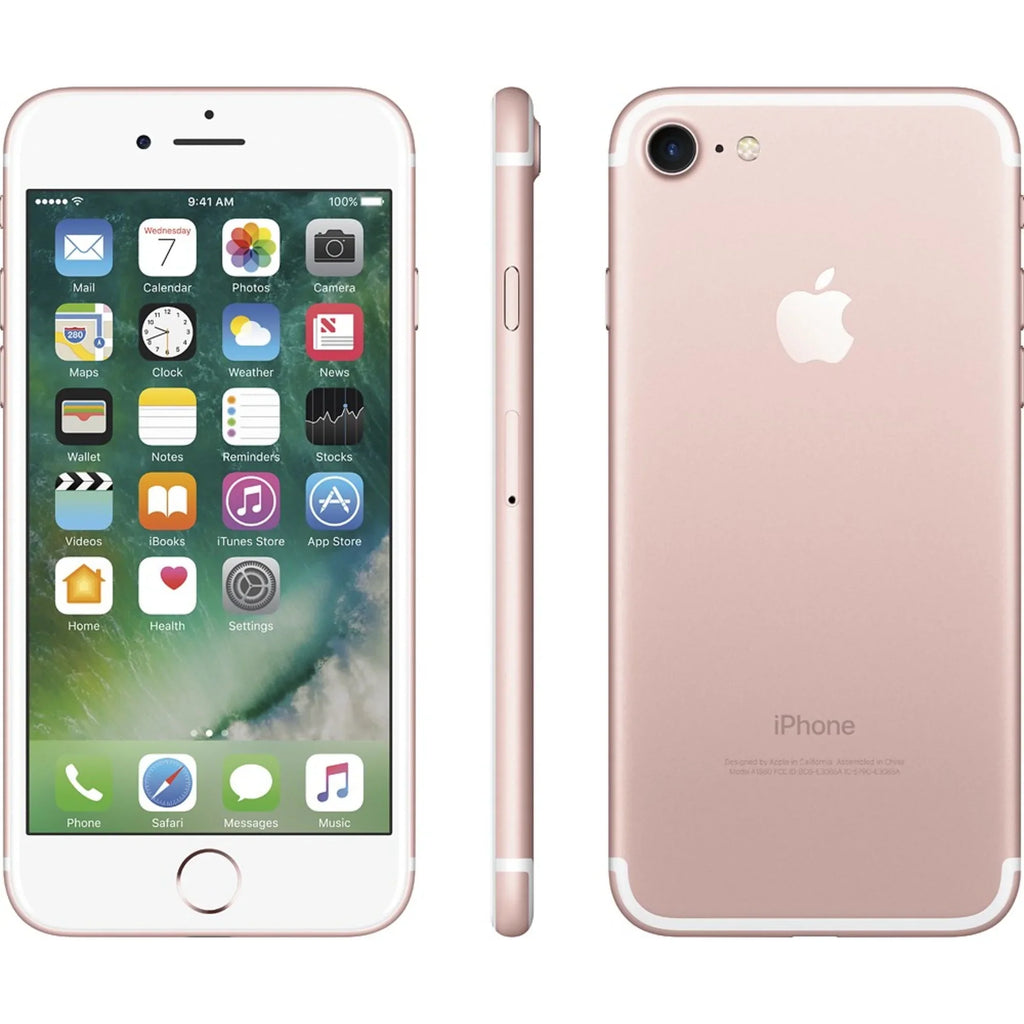 Fair) LTE Quad-Core GSM Gold Smartphone Rose Restored 7 128GB 4G 12MP (Refurbished) w/ iPhone Apple Camera (: - Unlocked