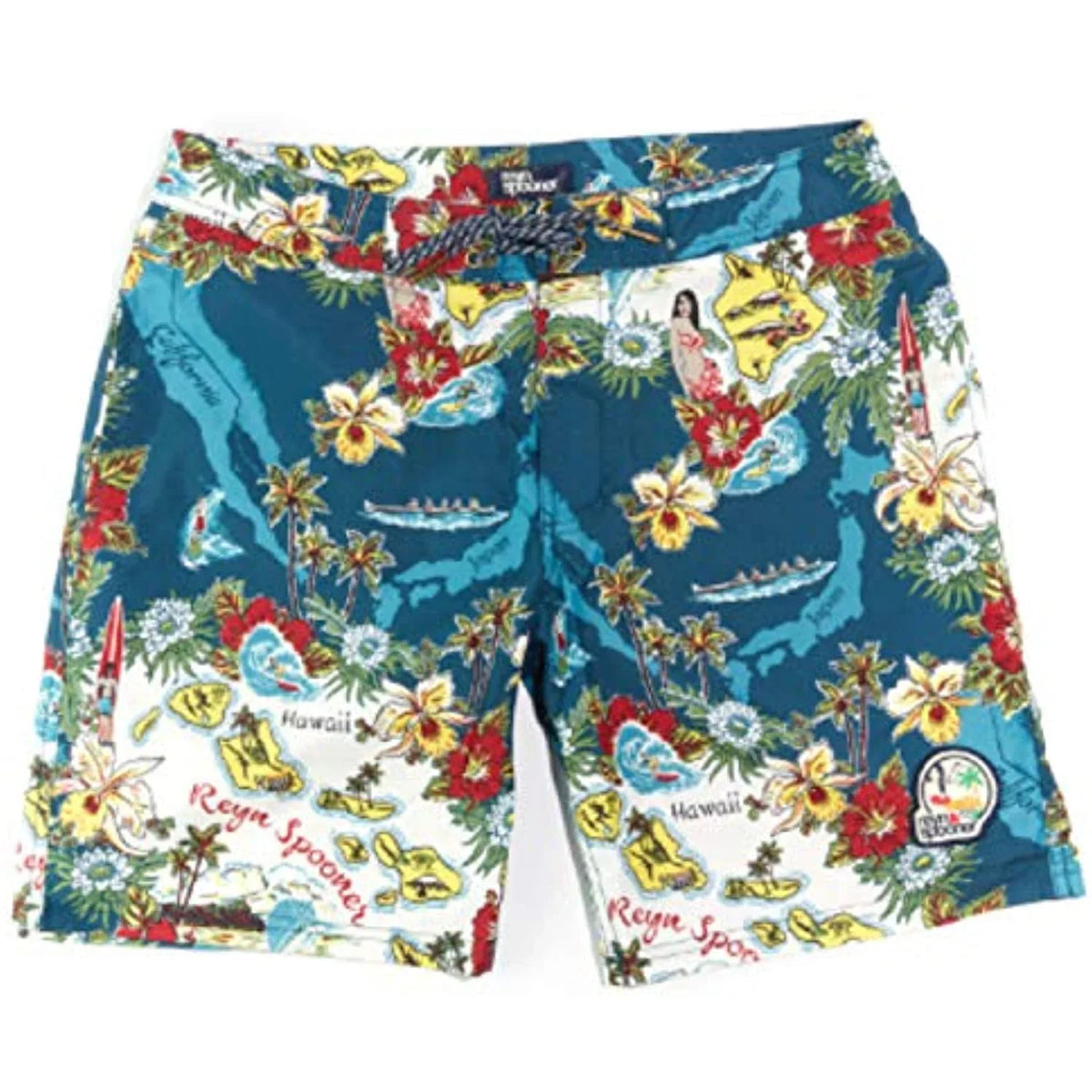 Spooner Black, Status Oceanic Boardshort, Reyn 36 Men's