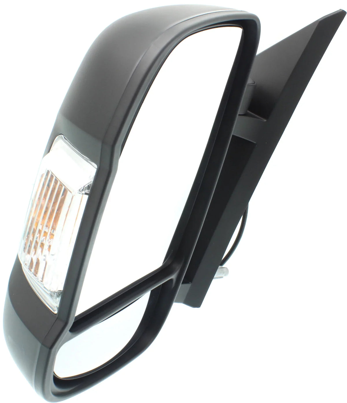 Ram 2014-2018 Compatible ProMaster Left Black Kool-Vue In-housing Textured With Mirror 1500 Signal Driver Light 2500 Side