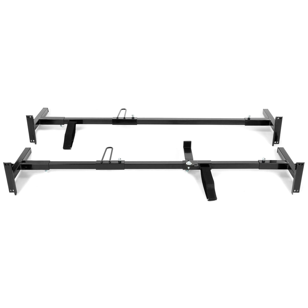 Kojem Vans Rack GMC Rack for Adjustable Roof Steel Savana Mount 68"-75" Ladders Carry 2 Ford Bars Universal Full-Size Express E-Series Chevy