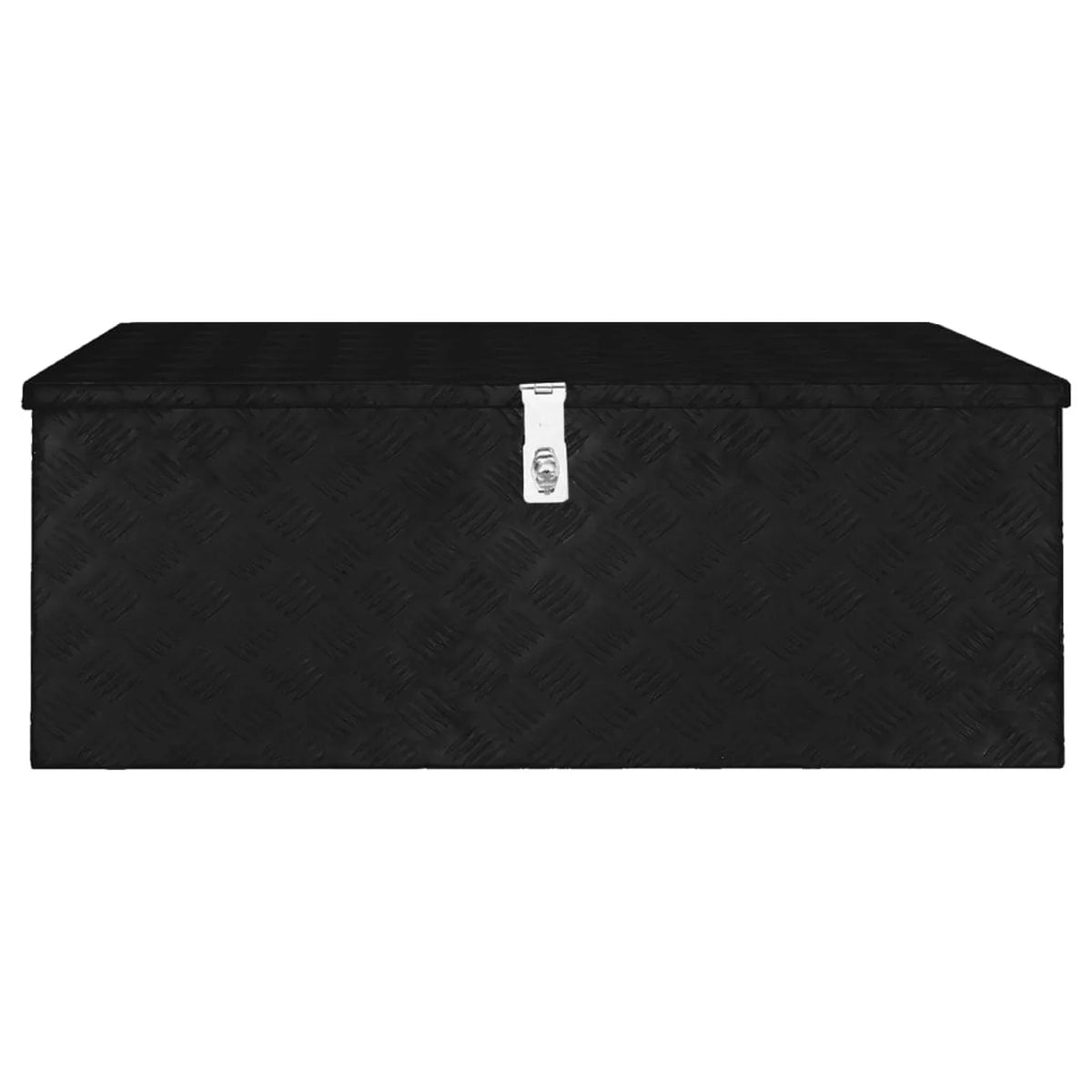 x Vehicle, Lockable H) 14.6 39.4 x Case Aluminum (L Organizer Trailer x x Anself Underbody 21.7 Garage, Box Box Truck W Camping Trip Toolbox Inches for Tool Black Storage