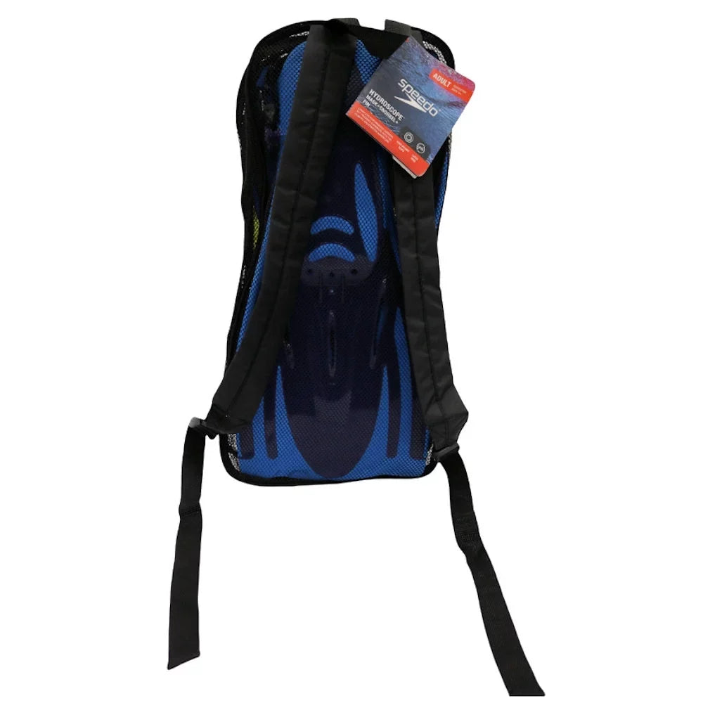 '+ Snorkel Size Adult Mask Fin Bag + Hydroscope w/Carry Speedo 9-13 L/XL Shoe Set
