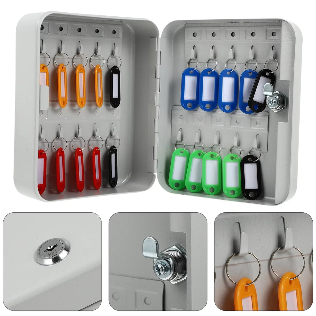 Storage Box Safe Wall Case Management Key Mountcase Organizer Cabinet Key Holdermount Lock Car Hanging Locking Box