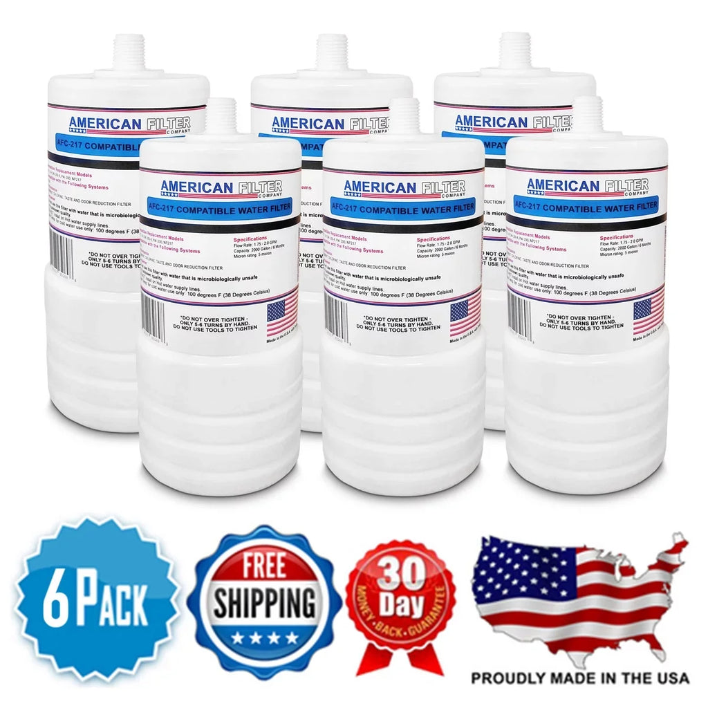 Filter U.S.A. AFC - , Made # Brand Cartridge CFS217-H 6 Model , - AFC-APH-217 in with Water Compatible , 3M® Pack