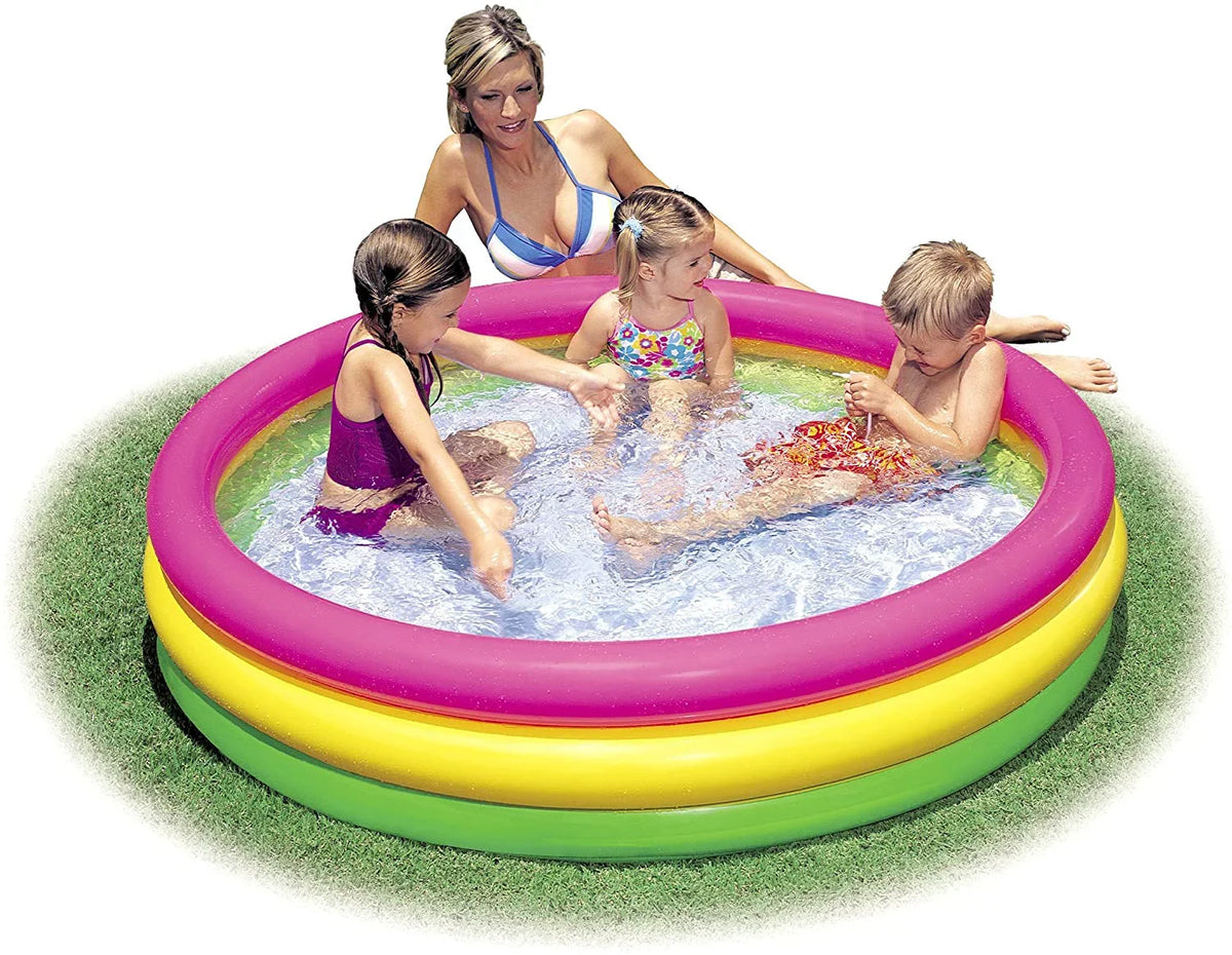 splash Intex x Glow Sunset with a 58in Make Each 13in this Pool the, summer