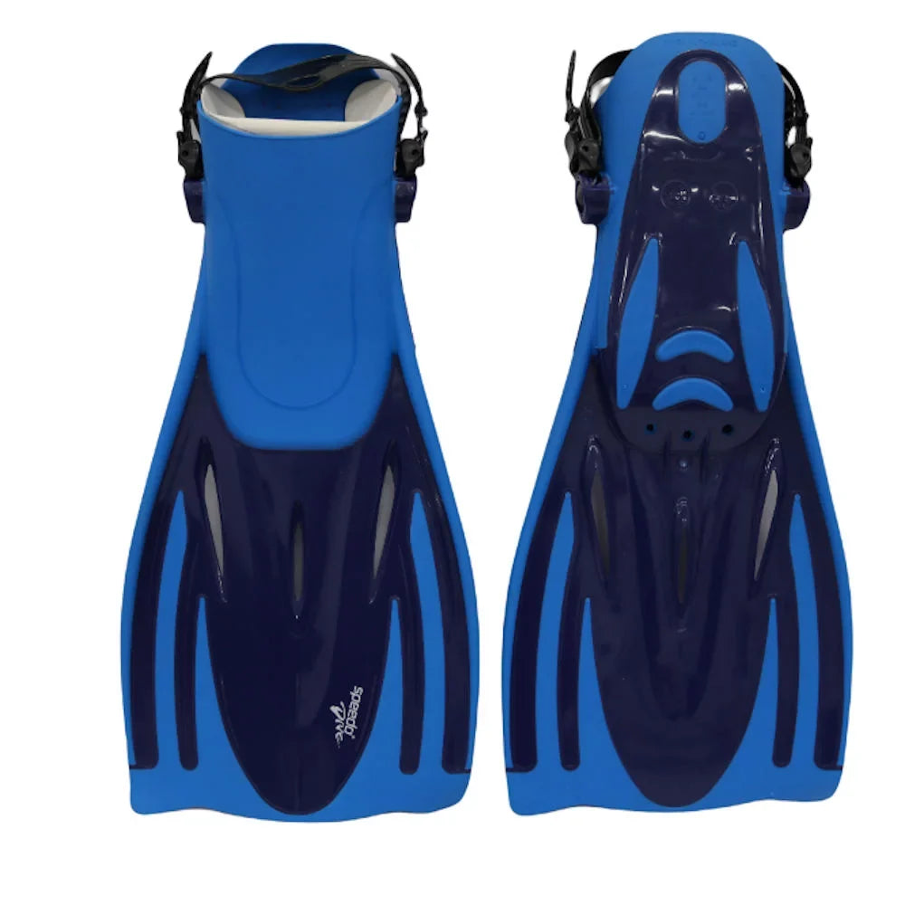 '+ Snorkel Size Adult Mask Fin Bag + Hydroscope w/Carry Speedo 9-13 L/XL Shoe Set