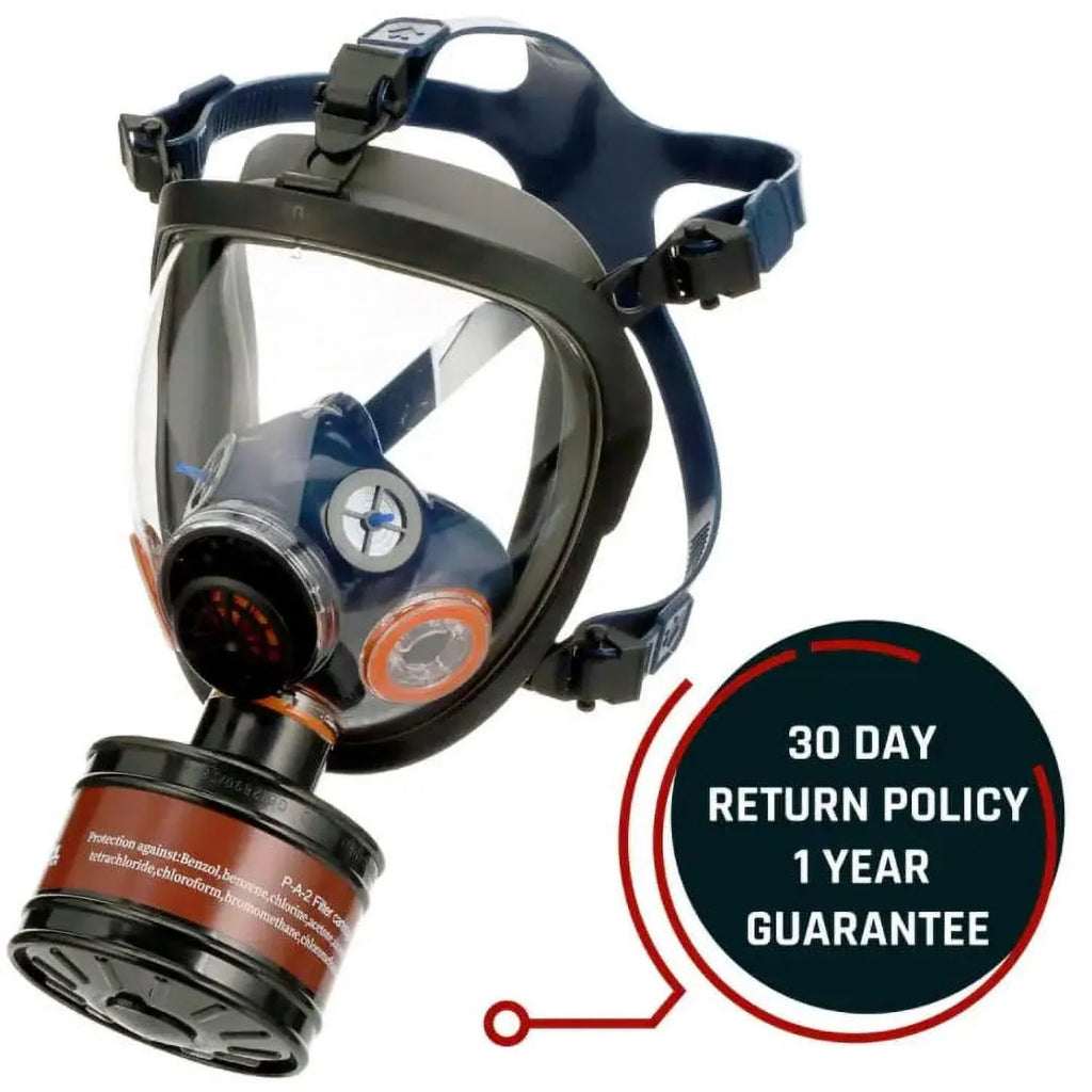Organic Vapor Filtration Mask ST-100X Face Survival Particulate Respirator Full Gas and with