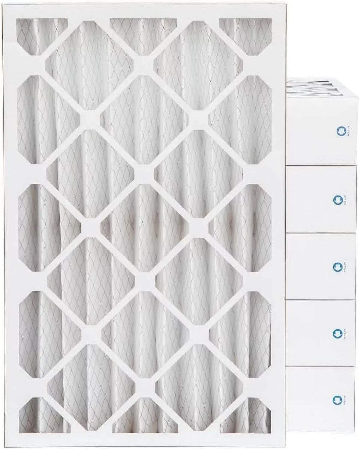 3-3/4, tual 4'' X Case Pamlico. 8 Furne Size: Air X Of 16X25x4 White 6. By Filters 24-1/2 Pleated HV 15-1/2 MERV