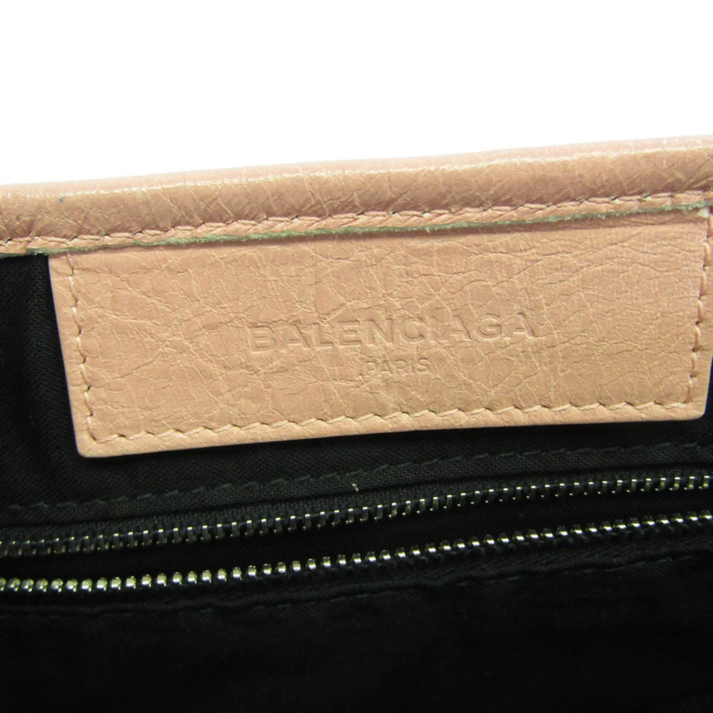 390346 Cabas Canvas,Leather (Good) Pink XS Light Handbag,Shoulder Pre-Owned Bag Women's Balenciaga Navy