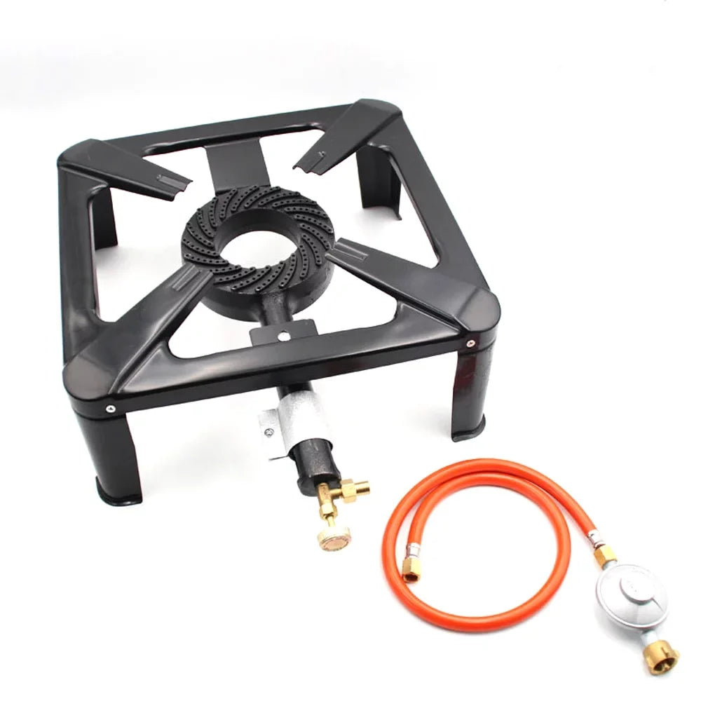 Propane , for Walmeck Stove, Gas Iron Single Furnace Outdoor Cooker BBQ Camping Cast