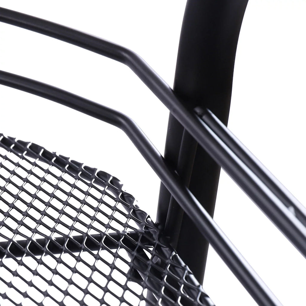 Metal with Storage Utility Trolley Black Carts Cart, Basket Rolling Storage Cart, Tier Kitchen 4 Art Organizer Wheels,