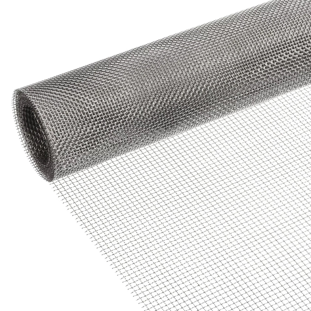 Screen Air for Replacement Woven Screen, Window Door Stainless Mesh Vent Screen Wire 304 Steel Mesh