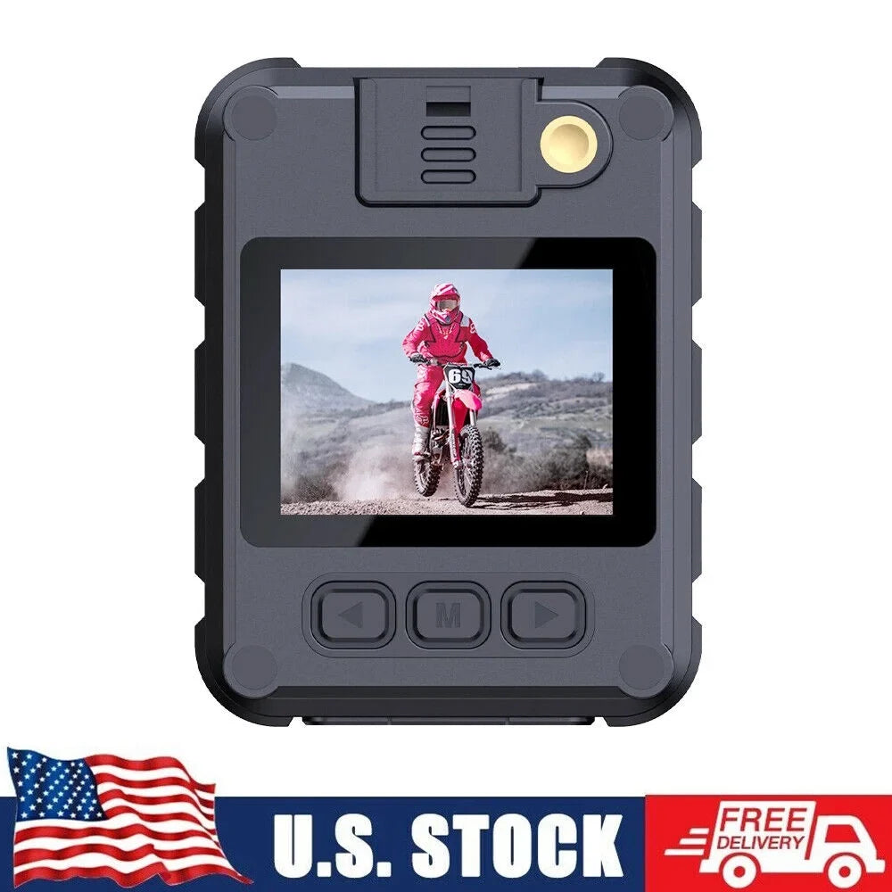 JLLOM Body Vision Night and with Police IR Camera Mini 1080P - DVR Video Audio Camcorder