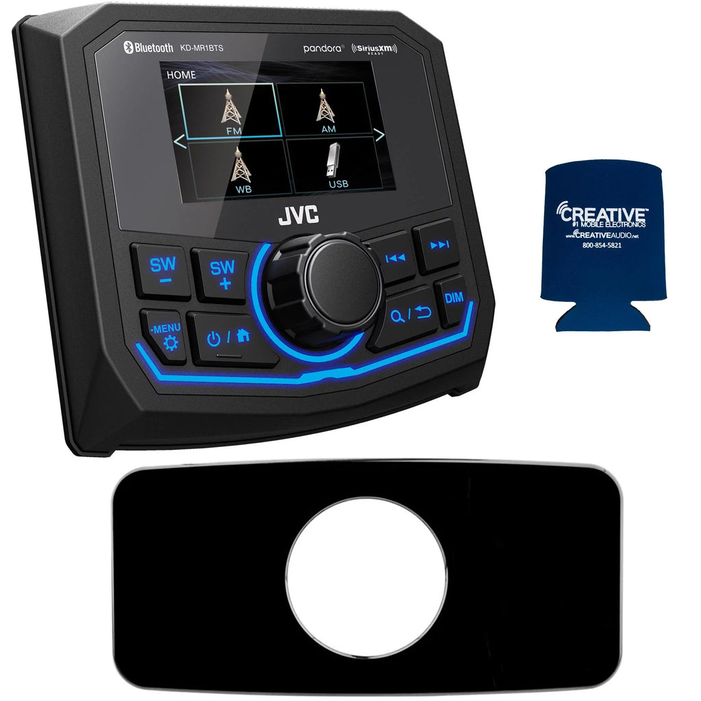 KD-MR1BTS Radio - Kit Marine Stinger Radio Marine 3" With Dash Black, Waterproof Universal SEADASH3B JVC compatible
