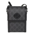 Black Printed Crossbody Gucci Minibag Retro Canvas GG