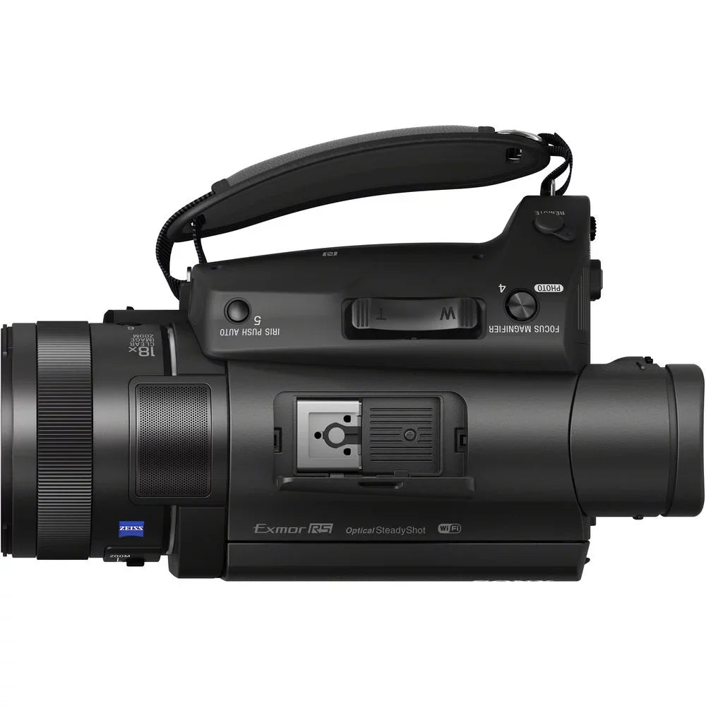 Star Camera FDR-AX700 + Memory and 4K More Sony Card Video - with Carrying HD Handycam Cable + HDMI Case Camcorder 128GB