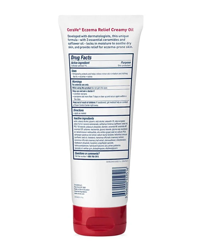 Pack Oil - Skin Oz. Relief Eczema Fl. of Protectant, Oatmeal Creamy Cerave 8 5