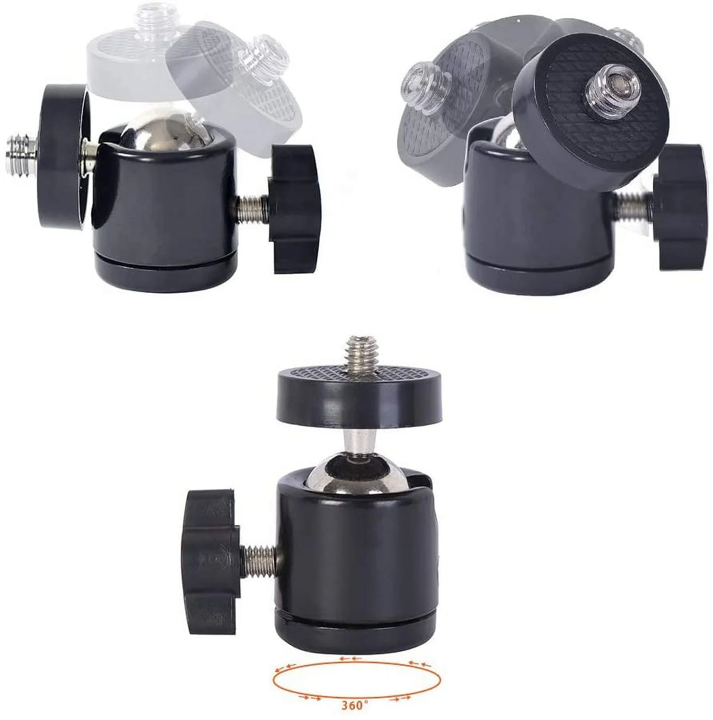 Vacuum Panorama 6" Professional Mount, 360° Holder Kit Car Suction Pump Camcorder Vehicle Cup w/ Camera Mounting
