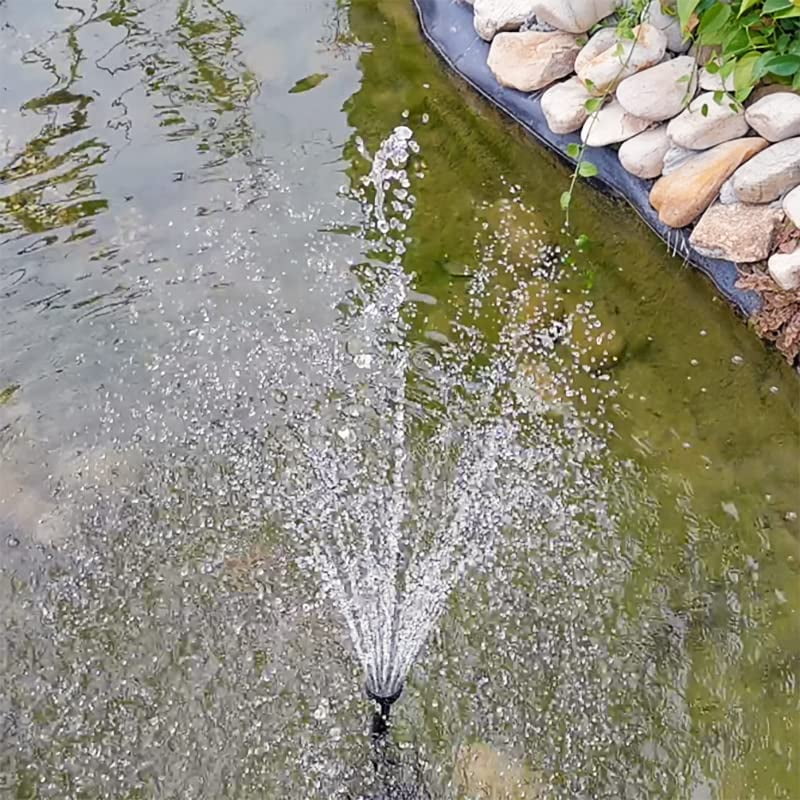 Backup Pump for 12W Water Solar with Pond, Battery) and Protection KIT: GpH Pump Solar 18V Fountain, Fish Dry-Run 185 DC (No Solar Aquarium Panel 12W Water