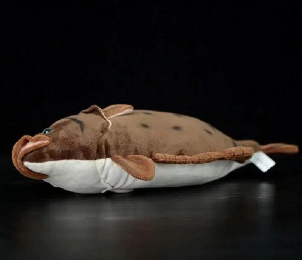 Plush Gift Fish Kids Toy Doll Stuffed Brown Sea Soft Ocean 40cm Animal Flounder