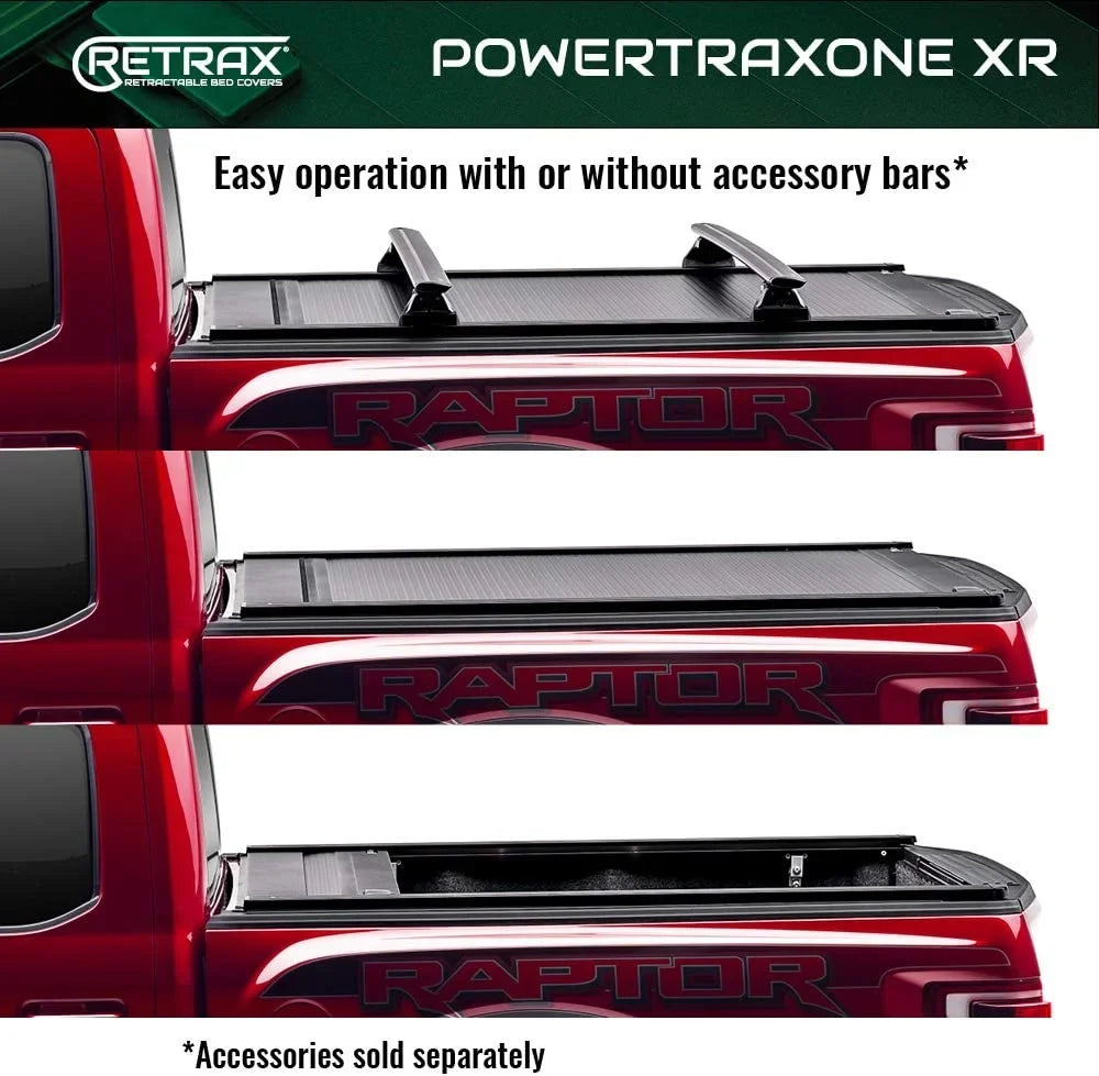 Toyota Realtruck Tonneau Tundra XR System Compatible Retractable Bed | Retrax Deck w/o 2022-2023 5' | (66.7") Cover 7" T-70860 By Truck Select PowertraxONE Bed With Rail