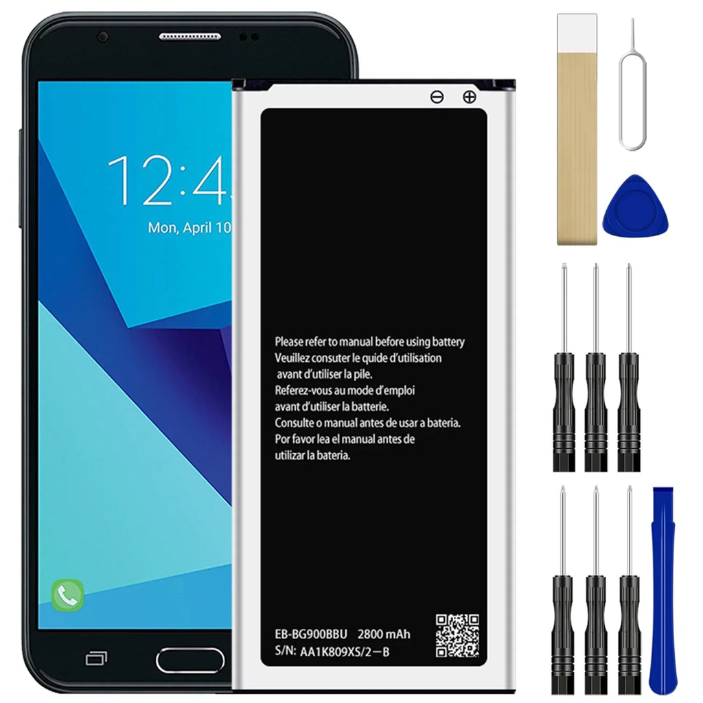 Galxy Tool S5 Sprint G900P Replacement Battery EB-BG900BBC EB-BG900BBU Samsung SM-G900P For