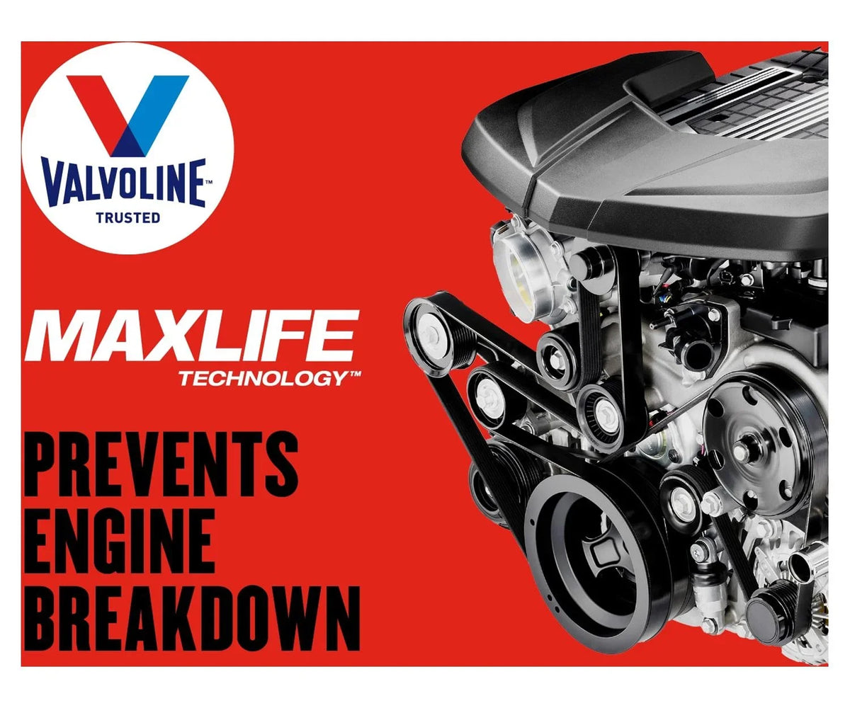 Motor Blend 5W-30 QT Box MaxLife Oil Garage Mileage Synthetic 12 Valvoline High