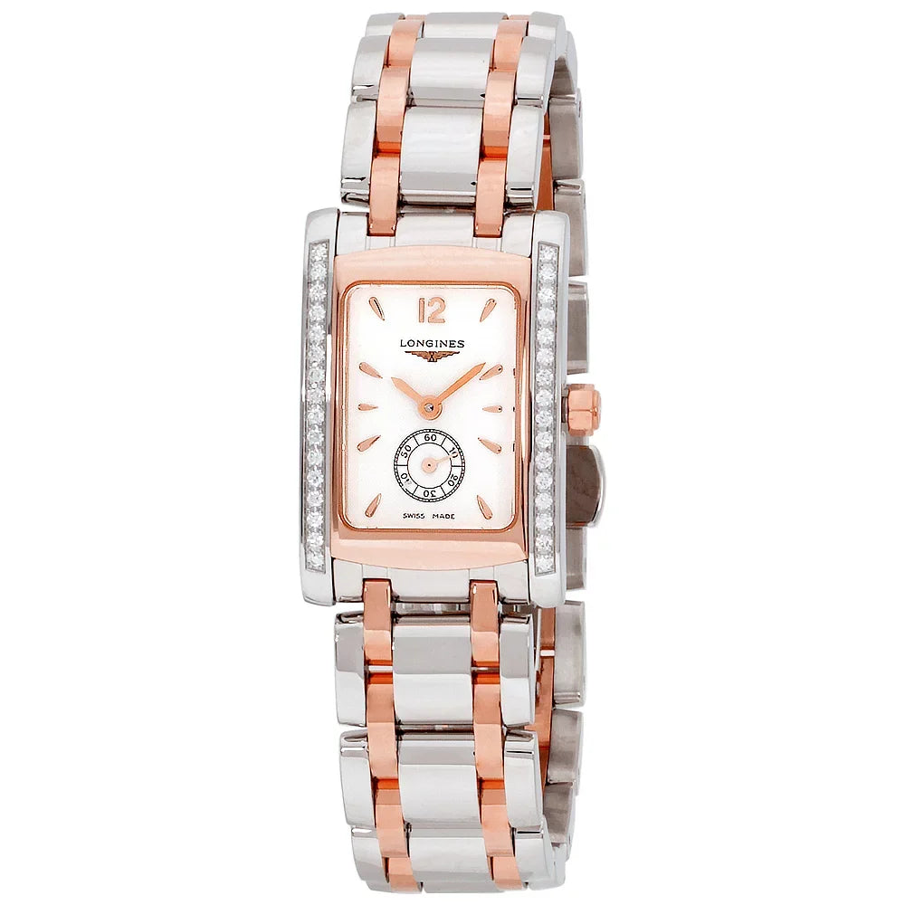 Watch Ladies Dial White Longines DolceVita Steel L51555197 Stainless