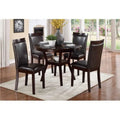Piece Dining Set Lexicon Wood in 5 Shankmen Espresso