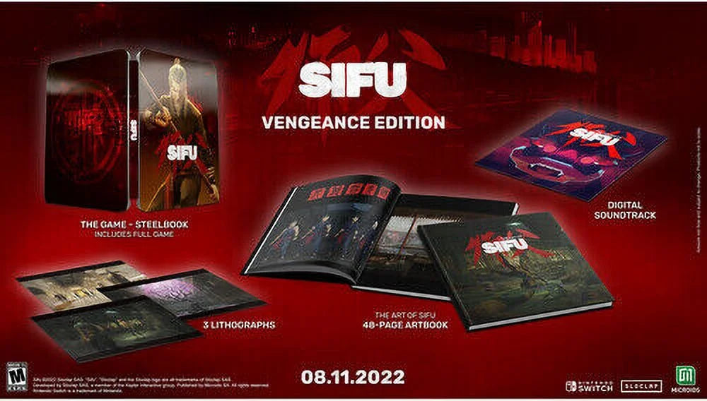 Edition Sifu: [New Vengeance Switch for Game] Video Nintendo